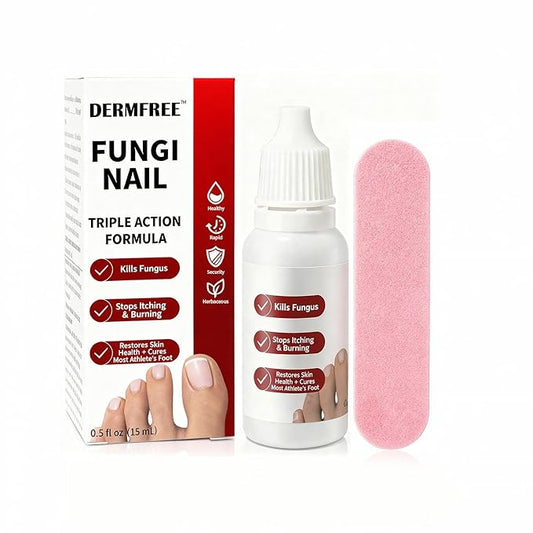 DERMFREE Fungi Nail Toenail Treatment,Gentle Formula, Effectively Improves Nails for a More Beautiful Appearance
