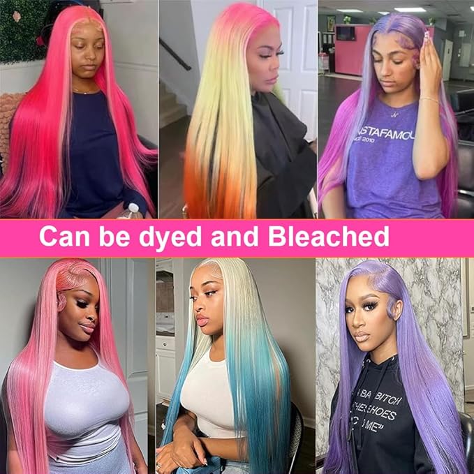 Tuneful 28 Inch 613 13x6 Lace Front Wig Human Hair Straight Blonde Lace Front Wigs Human Hair 613 HD Lace Frontal Wig