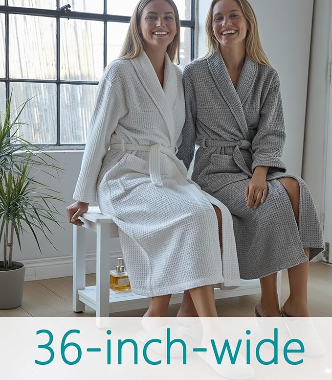 36'' Large Shower Bench Seat, Poly Lumber Bath Double People Stool for Inside Shower Waterproof, HDPS Plastic Bath Spa Chair Seat for Shaving Legs with Adjustable Feet, White (36x13 Inches)