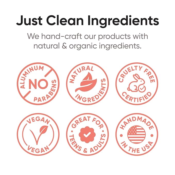 Pretty Frank Natural Aluminum-Free Deodorant Stick, Charcoal Seaside (2-Pack) | All-Day Odor Control for Women & Men | Effective, Safe, Organic Ingredients, Added Charcoal and Essential Oils