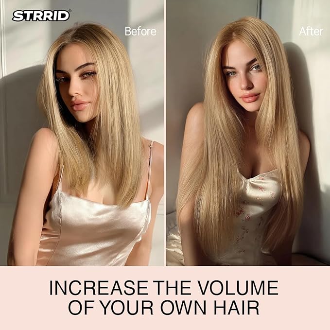 Hair Extensions Clip Ins 26 Inch Long Synthetic Straight Invisible Extension 5PCS Soft and Natural Fake Cheap Clips on Hairpieces for Women Full Head 8.1 Oz Golden Brown Mix Bleach Blonde