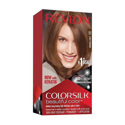 Revlon Colorsilk #51 Light Brown (Pack of 3)