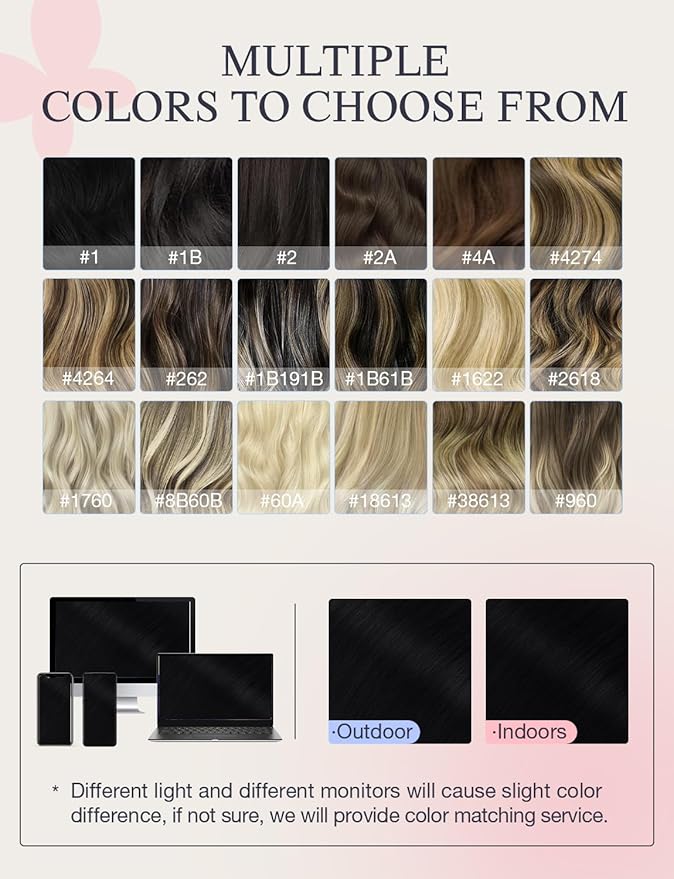 DOORES Invisi Edge Tape in Hair Extensions Human Hair, Natural Black 10 Injection Tape-ins with 10 Classic Tape-ins 50g 22 Inch, Injection Tape in Extensions Virgin Human