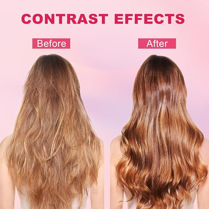 Keratin & Collagen Repair Hair Mask for Damaged Hair | Deep Conditioner Revives Dry, Frizzy, Bleached & Color-Treated Hair | With Moroccan Argan Oil & Biotin | Treatment for Split Ends |