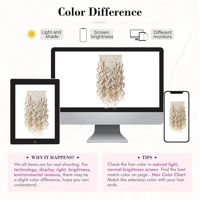 REECHO Curly Hair Extensions, 4PCS 16 inch Clip in Hair Extensions Lace Weft Short Curly Hair Extensions Clip Ins Invisible Natural Hairpieces for Women, Chocolate Brown with Highlights