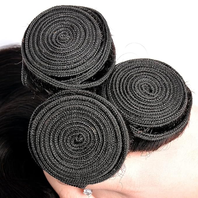 30 32 34 Inch Straight Bundles Human Hair Bundles Straight 150g/3 Bundle Brazilian Virgin Hair Straight Bundles Human Hair Bundles for Black Woman