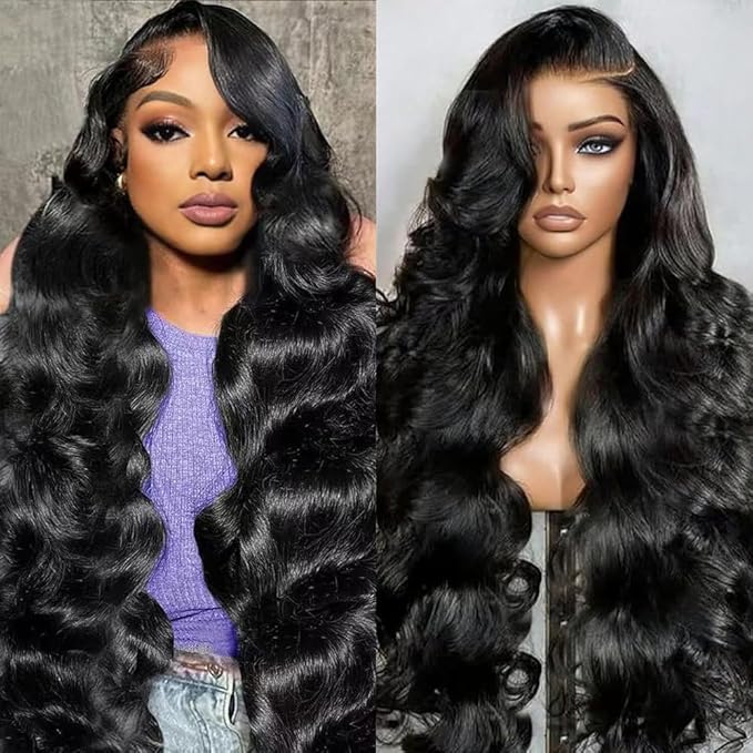 Body Wave Lace Front Wigs Human Hair Wig 200 Density 15A Raw 13x4 HD Lace Frontal Human Hair Wigs for Women 24 inch
