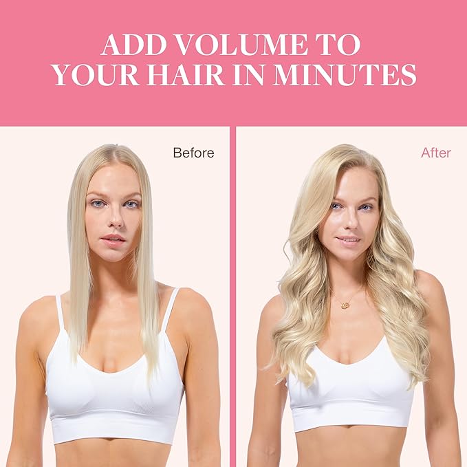 GOO GOO Clip-in Hair Extensions Real Human Hair, Remy Human Hair Extensions Clip ins for Women, Natural Human Hair, 22inch 150g 7Pcs, 17/22/60 Balayage Ash Blonde to Platinum Blonde