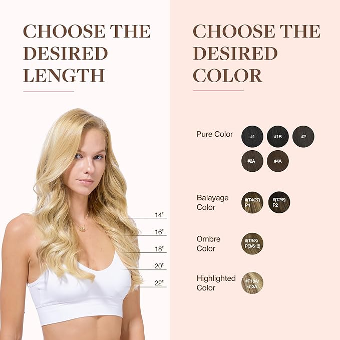 GOO GOO Clip in Hair Extensions Real Human Hair, Remy Human Hair Extensions Clip ins for Women, Natural Human Hair, 16inch 110g 7Pcs, 18A/613A Dark Blonde Highlighted Bleach Blonde