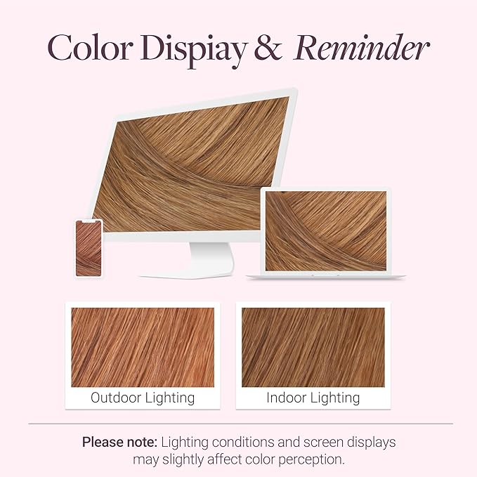 GOO GOO Clip in Hair Extensions Real Human Hair, Remy Human Hair Extensions Clip ins for Women, Natural Human Hair, 22inch 150g 9 Pcs, #330 Cinnamon Terra Copper