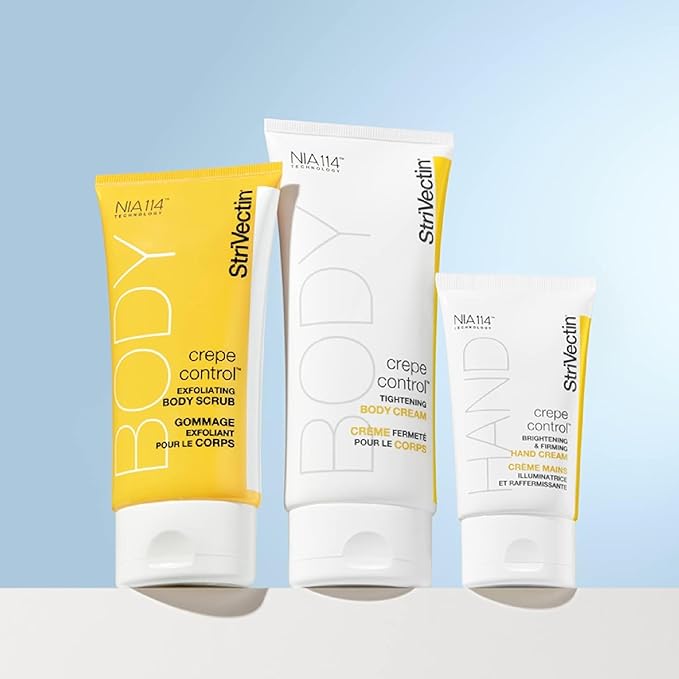 StriVectin Crepe Control Brightening and Firming Hand Cream for Dry Skin and Less Wrinkles, 2 oz