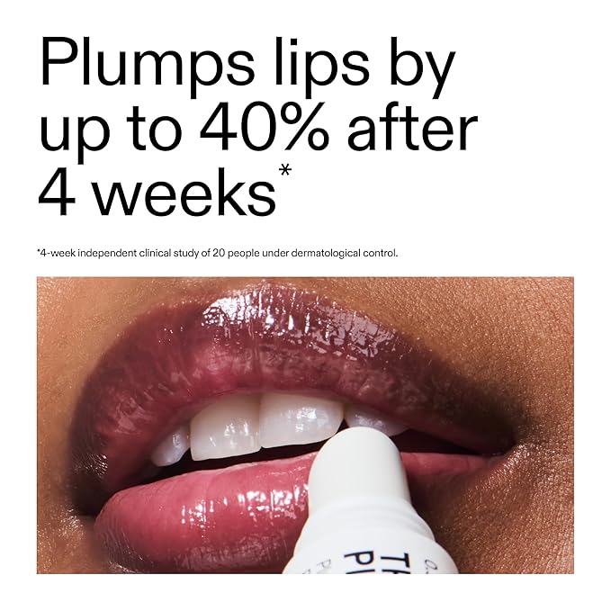 The INKEY List Tripeptide Plumping Lip Balm 10ml, Clinically Proven Plumping Tinted Lip Care, Hydrates Dry Cracked Lips, Vegan & Cruelty Free, Pink Tint