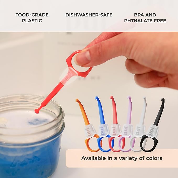 PUL Pack of 2 Reusable 2-in-1 Aligner Seating Chewie & Removal Tool — Compatible with Invisalign, Removable Braces, Retainers & Trays – Easy-to-Use Remover & Chew, Dental & Oral Hygiene Care – Purple
