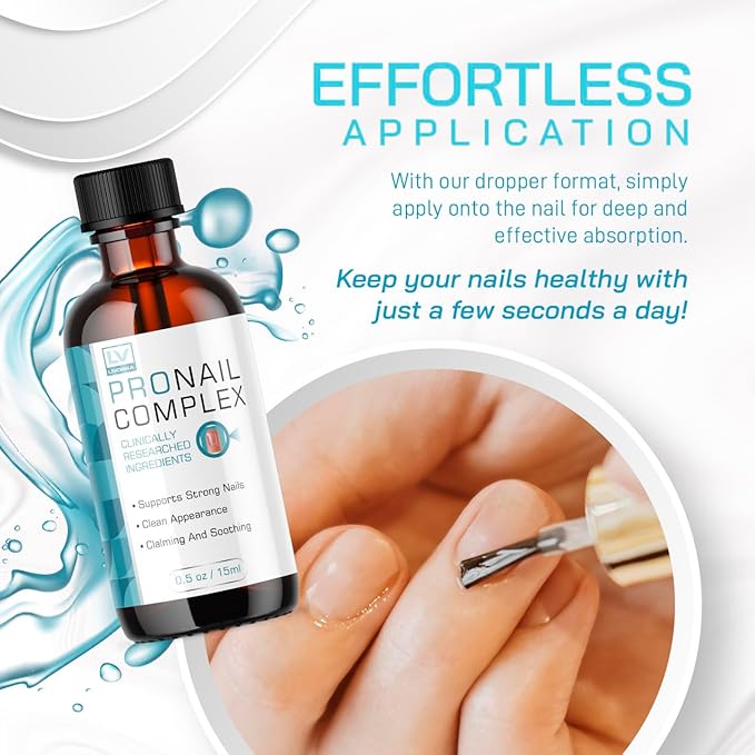 (2 Pack) Pronail Complex - Original Formula Toenail Treatment Pronail Complex Liquid Drops Premium Formula Extra Strength, Pro Nail Complex Oil Liquid Drop All Natural Support, 2 Bottles for 2 Months