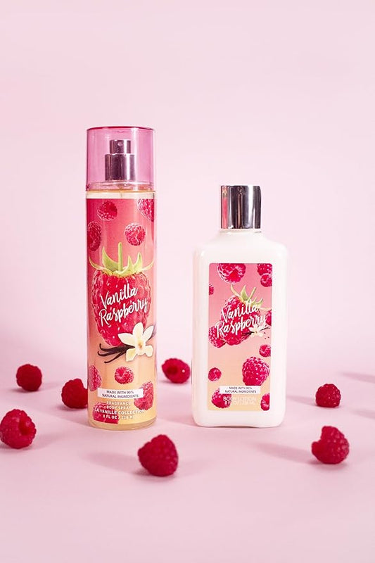 Vanilla Collection Body Mist and Lotion Set (Vanilla Raspberry)