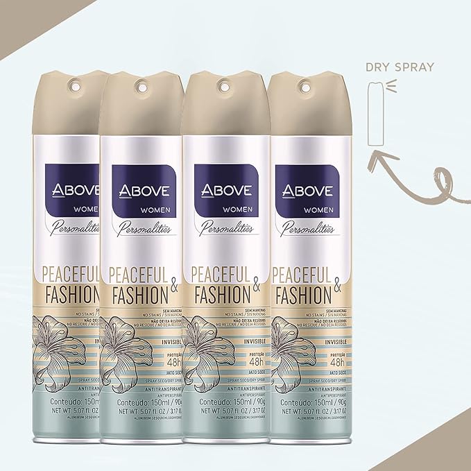 48 Hours Personalities Antiperspirant Deodorant Set - Peaceful and Fashion Women 4 pc