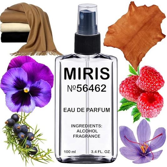 MIRIS No. 56462, Inspired by Black Saffron, Long-Lasting Unisex Eau de Parfum for Women & Men, Spray 3.4 Fl Oz / 100 ml