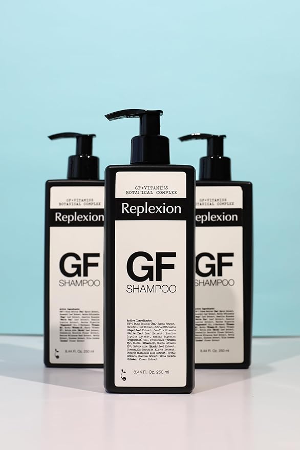 Hair Growth Shampoo (3x250ml) – Revitalizes Scalp, Strengthens Roots, and Promotes Thicker, Healthier Hair with Botanical Growth Factors – Reduces Hair Loss and Restores Vitality