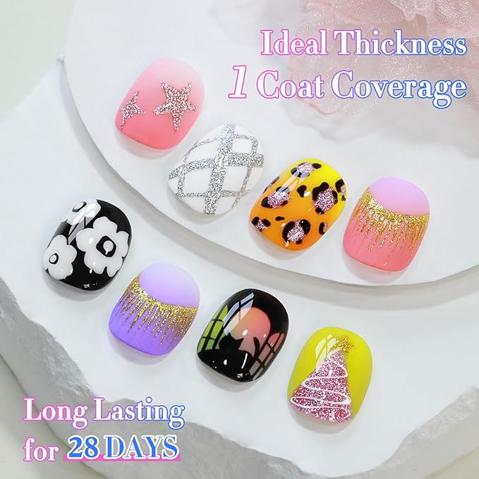 Double Rhythm 15 Ml Metallic Gel Liner Nail Art Gel Bronze Mirror Chrome Painted Drawing Stripper 3D Effect Gel Polish (Glitter Rose Gold-L1004)