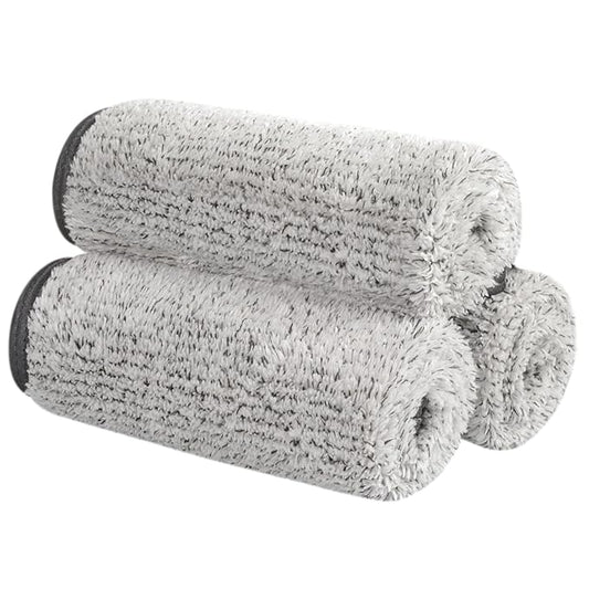 SUNLAND Microfiber Face Towels Reusable Makeup Remover Cloth Face Cloth Facial Washcloths for Bath 11Inchx11Inch 3 Pack