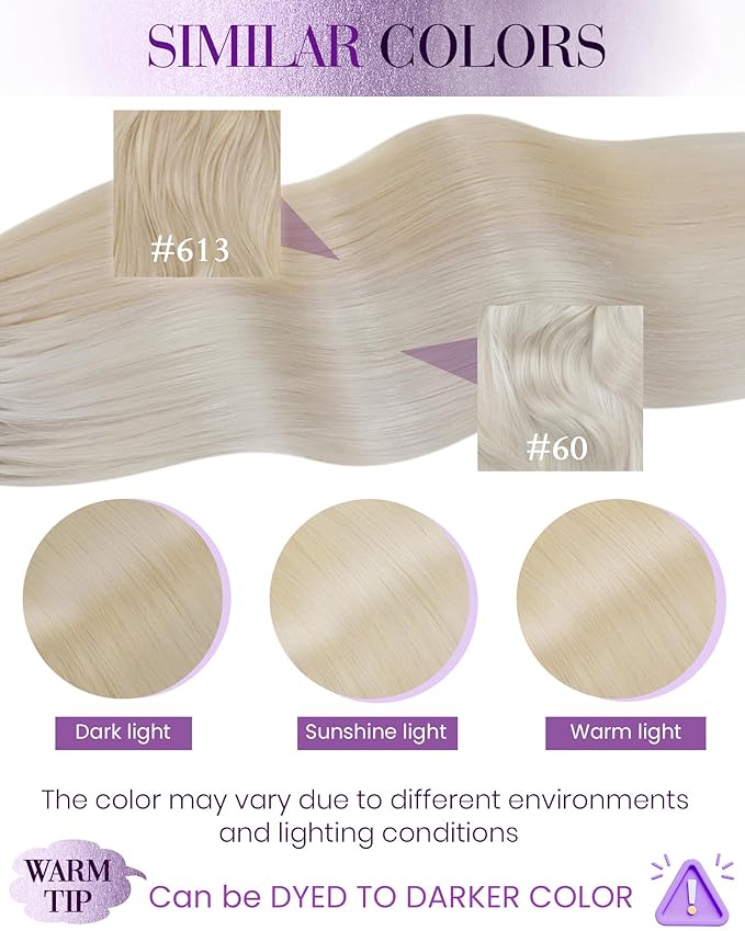 LaaVoo Micro Beads Hair Extension Blonde Microlink Hair Extensions Human Hair Bleach Blonde Micro Loop Extensions Real Human Hair 50g 50s 14 Inch