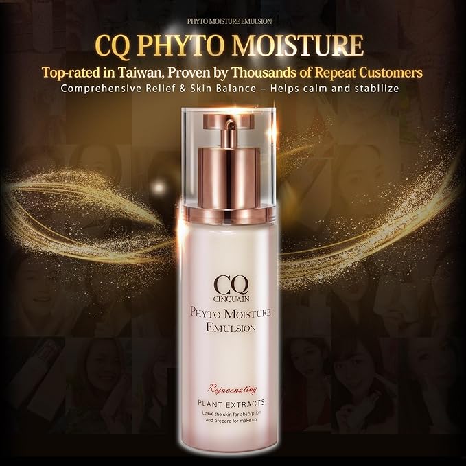 CQ Phyto Moisture Emulsion All-in-One Skincare Serum lotion, one Bottle (3.38 OZ)