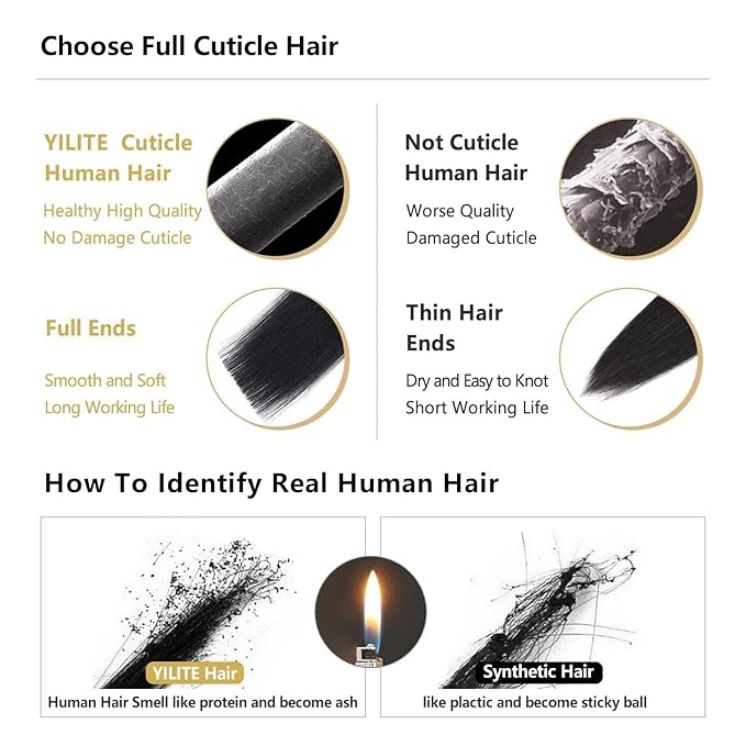 YILITE Tape in Hair Extensions Human Hair 16 inch 20pcs Off Black color 40g Silky Straight Premium Human Hai,Seamless Skin Weft Remy Hair 1b Tape ins(16 inch #1B)