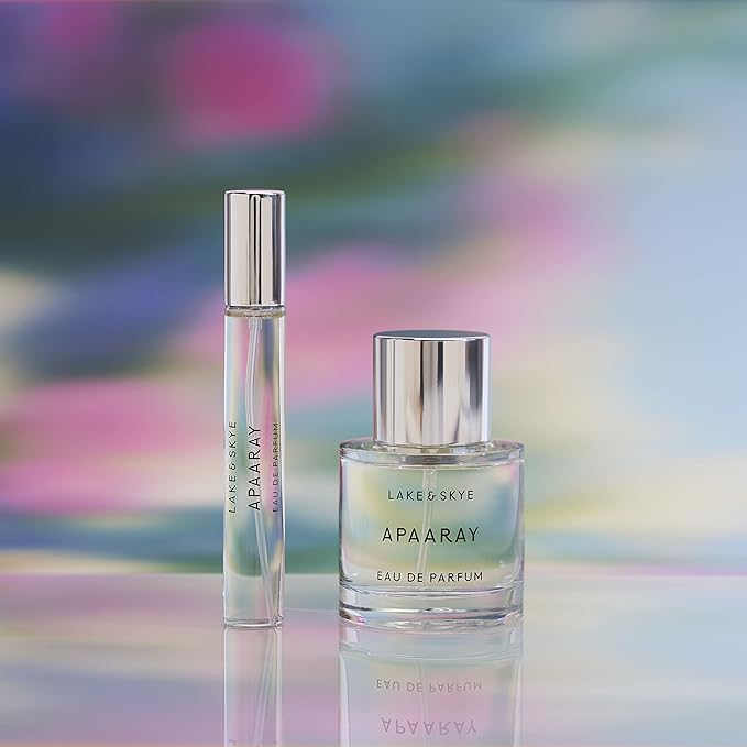 Lake & Skye Apaaray Eau de Parfum Travel Spray, Long Lasting, 0.5 fl oz (15ml) - Amber, Warm Fig, Sandalwood, Floral, Vegan, Paraben-Free, Cruelty-Free
