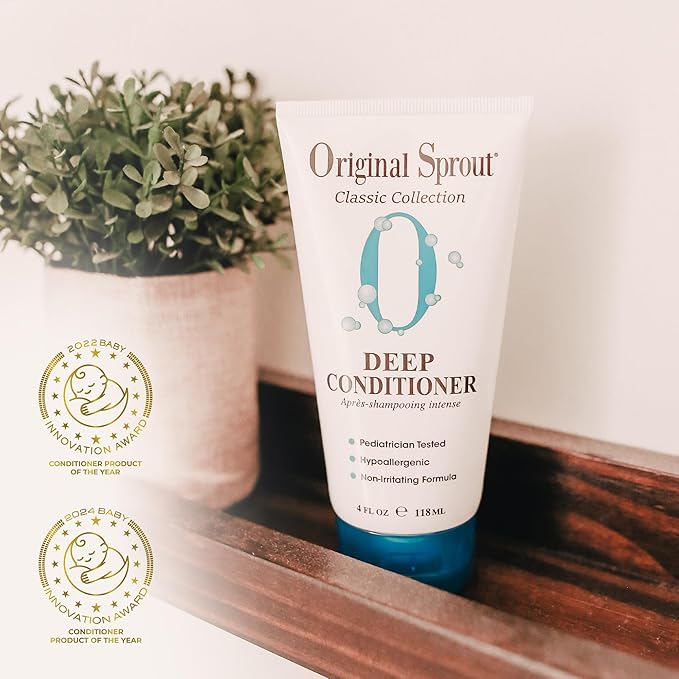 Original Sprout Deep Conditioner for All Hair Types, Vegan Conditioner, 4 oz. Bottle
