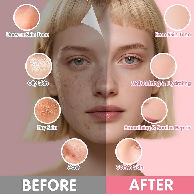 Jelly Masks for Facials Professional, Bulgarian Rose Hydrating & Moisturizing Jelly Mask Powder with Mixing Bowl Set, Peel-Off Hydrojelly Face Mask Skincare, Christmas Spa Gifts for Women