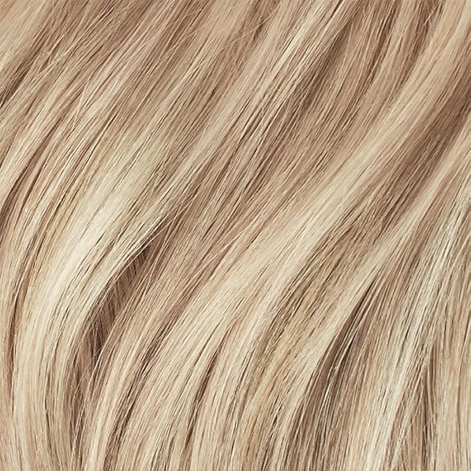 Luxy 100% Remy Human Hair - Seamless Clip-In Hair Extensions - Multi-Dimensional Color for Natural Blending, Adds Volume & Length 180 grams 20" Dimensional Beige Blonde