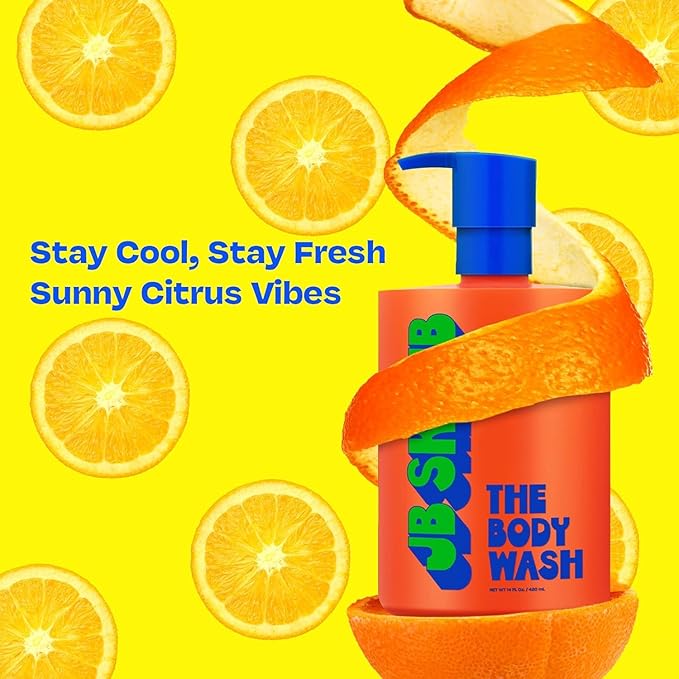 JB SKRUB Body Spray, Body Wash, and Face Wash for Teen Boys, Tweens, and Kids - Refreshing Body Care Trio - Banish Funk, Revitalize, Radiate Confidence