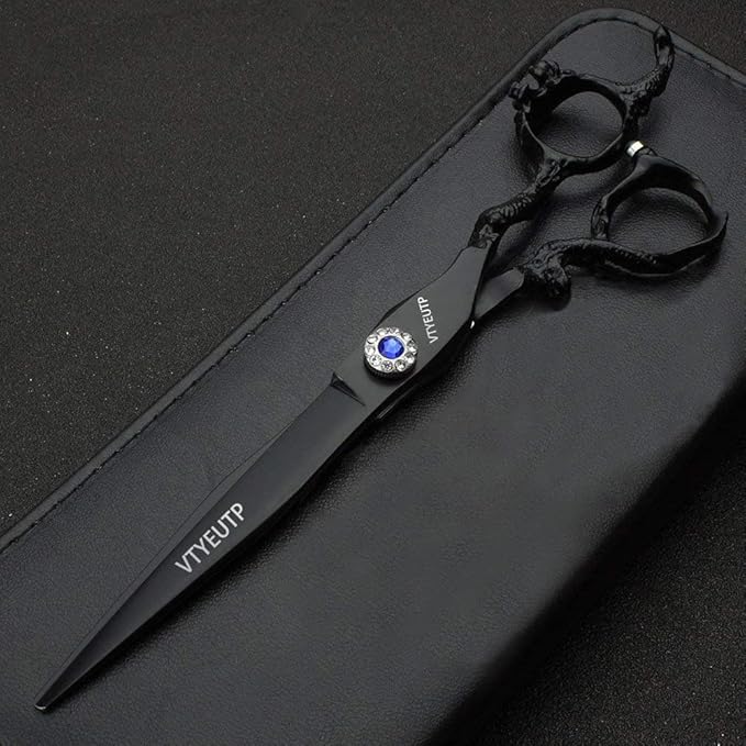 Professional 7-Inch Barber Hair Cutting Scissors - Japanese Stainless Steel Salon Scissors - professional hairdresser hair trim and hairstyle Cutting shears