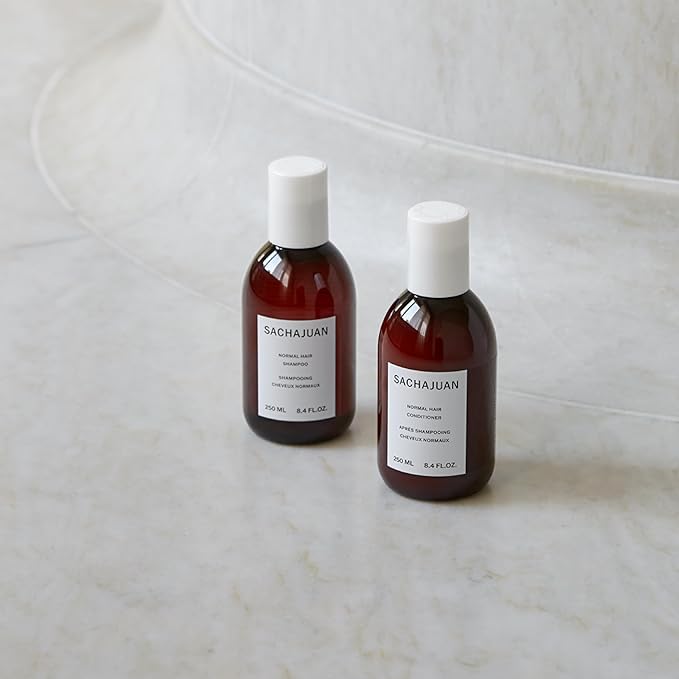 SACHAJUAN Normal Hair Shampoo and Conditioner Set | Ocean Silk Technology for Everyday Cleansing, Volume & Shine | Lightweight Hydration & Detangling | Vegan & Paraben-Free | Pack of 2 (8.4 oz)