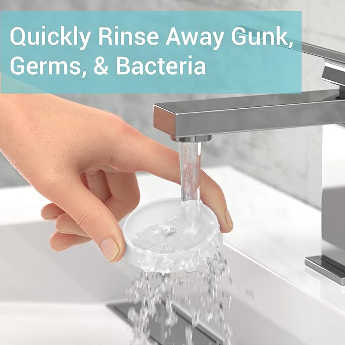 Silicone Clean Cover for Oral-B Toothbrush Charger Base - Quickly Rinse Away Gunk - Colorful Identifiers for Families