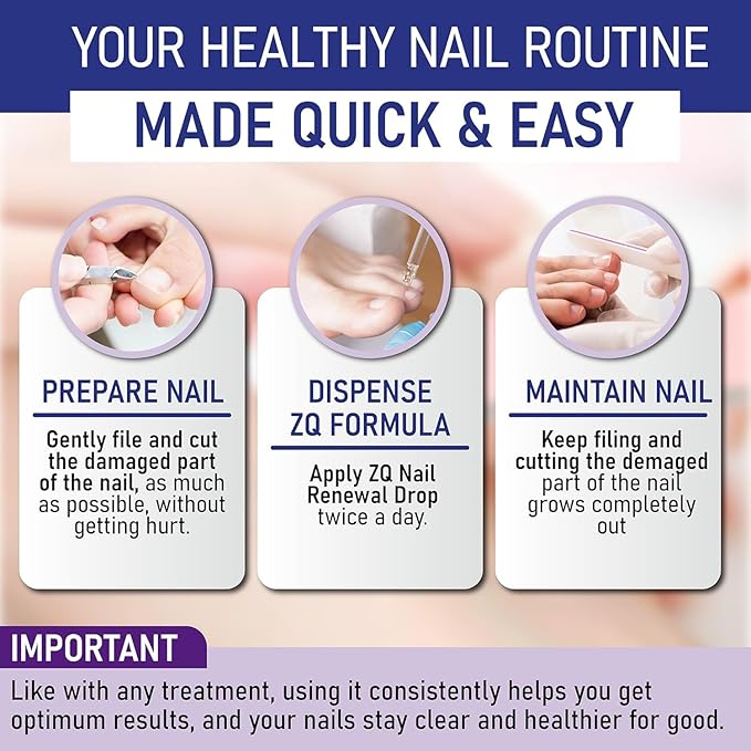 Extra Strength Toenail & Fingernail Repair Drops - Nail Care Renewal for Thick, Damaged & Discolored Nails - 6 Pack