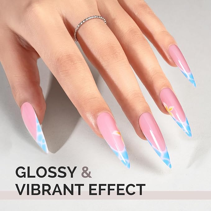 MelodySusie 0.5fl oz Peachy Pink Gel Nail Polish, Nails Soak Off UV LED Baby Pink Gel Polish Gift for Women Nail Art Manicure Salon DIY Nail Design Decoration at Home-A2606