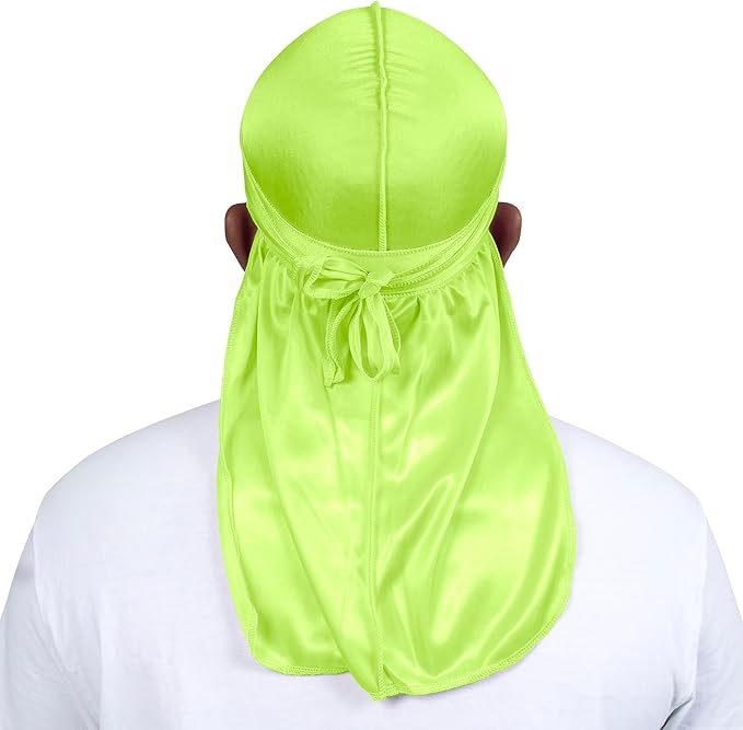 ForceWave Silky Durag for Men Wave Cap Satin Dorag for Men Women 360 Wave