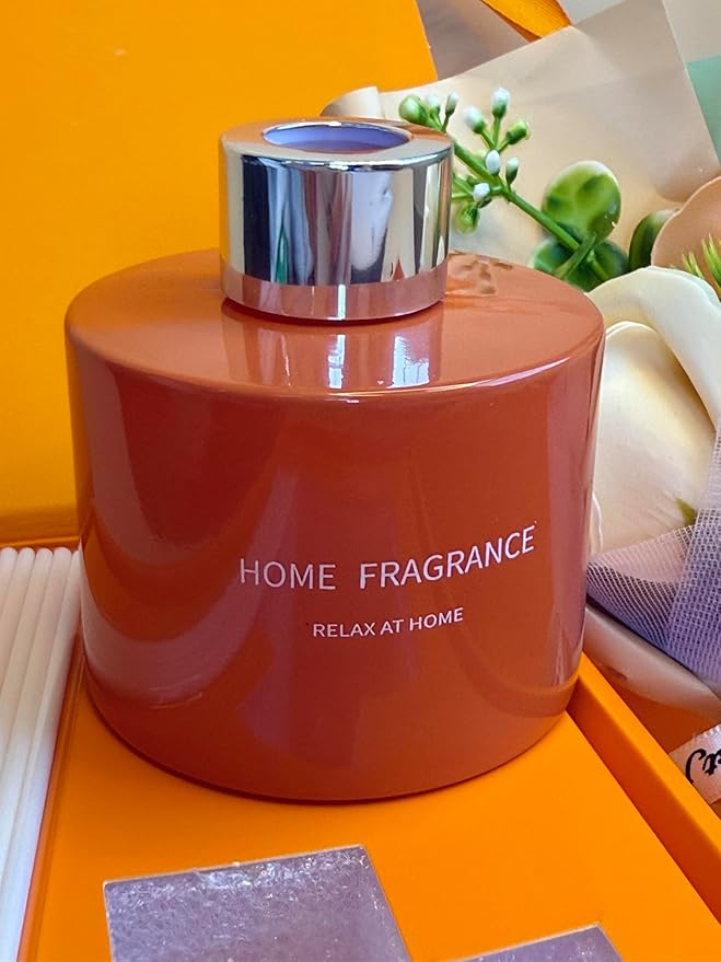 Home Fragrance Self-Care Gift Box for Women – Long-Lasting Reed Diffuser Set, Mini Floral Bouquet, Luxury Room Scent, Unboxing-Ready Aesthetic Box, Perfect Birthday & Thank-You Gift for Her