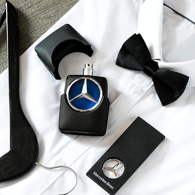 Mercedes Benz Man - Elegant Fragrance With Sensual, Floral, Woody Notes - Mesmerize The Senses With Original Luxury Men’s Eau De Toilette Spray - Endless Day Through Night Scent Payoff - 1.7 OZ
