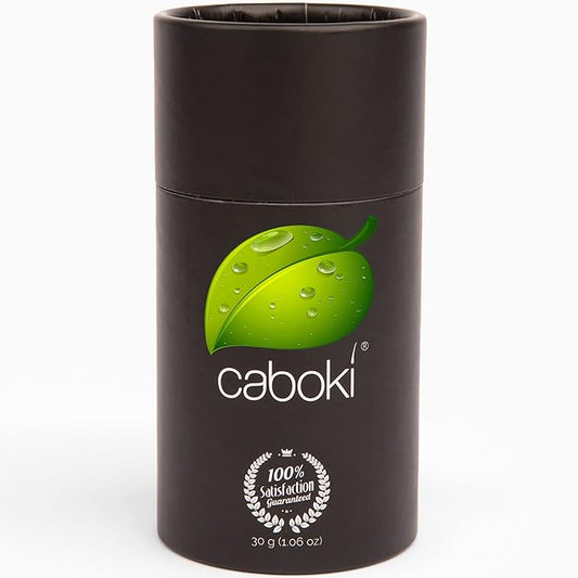 Caboki Hair Loss Concealer. All-Natural Hair Building Fiber. Make Thin Hair Look 10X Fuller Instantly. Eliminate the Appearance of Bald Spot and Thinning Hair (30G, 90-Day Supply). Silver/White