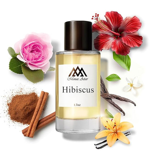 Monac Hibiscus Inspired by Hibiscus Mahajad, Eau De Parfum, 1.7oz/50ml, Men, Long Lasting Fragrance, Luxury Made Affordable