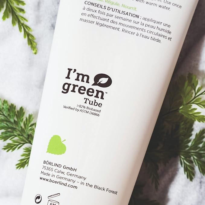 ANNEMARIE BÖRLIND - BODY CARE Shower Scrub, smoothing, regulating & nourishing skin care, with organic bamboo extract & Aloe Vera, vegan, 6.76 Fl. Oz.