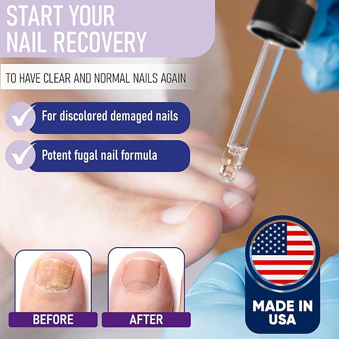 ZanaQuick Toenail Treatment Drops - 4 Pack Extra Strength Nail Repair Solution for Toe Nails & Fingernails - Powerful Nail Care Renewal & Recovery Liquid for Thick, Damaged & Discolored Nails Remedy