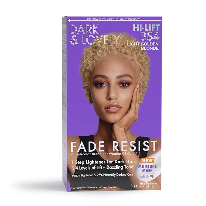 SoftSheen-Carson Dark and Lovely Fade Resist Rich Conditioning Color, Light Golden Blonde 384