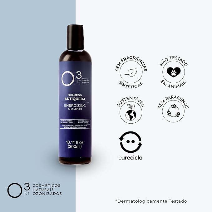 Energizing Shampoo - High-Performance Natural Treatment - Energizing Shampoo for Scalp and Fragile Thinning Hair - Shampoo 10.14 Fl Oz