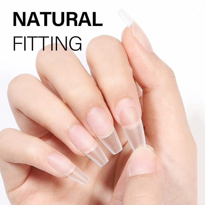 AILLSA 2PCS Gel Nail Glue for Acrylic Nails, 4 in 1 Super Strong Nail Gel Glues for False Nail Tips U V Curing Needed, 15ml High Capacity Gel Extension Brush On Nail for Rhinestone Pearl Foil