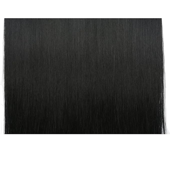 S-noilite 26" Straight Curly 3/4 Full Head One Piece 5clips Clip in Hair Extensions Long Poplar Style for Women Natural Black Hair Piece (26" - Straight, dark black)