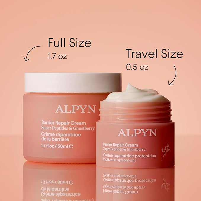 Alpyn Super Peptide & Ghostberry Moisturizer for Eczema, Barrier & Wrinkle Repair | Calm & Soothe Against Redness & Irritation (0.5 Oz)