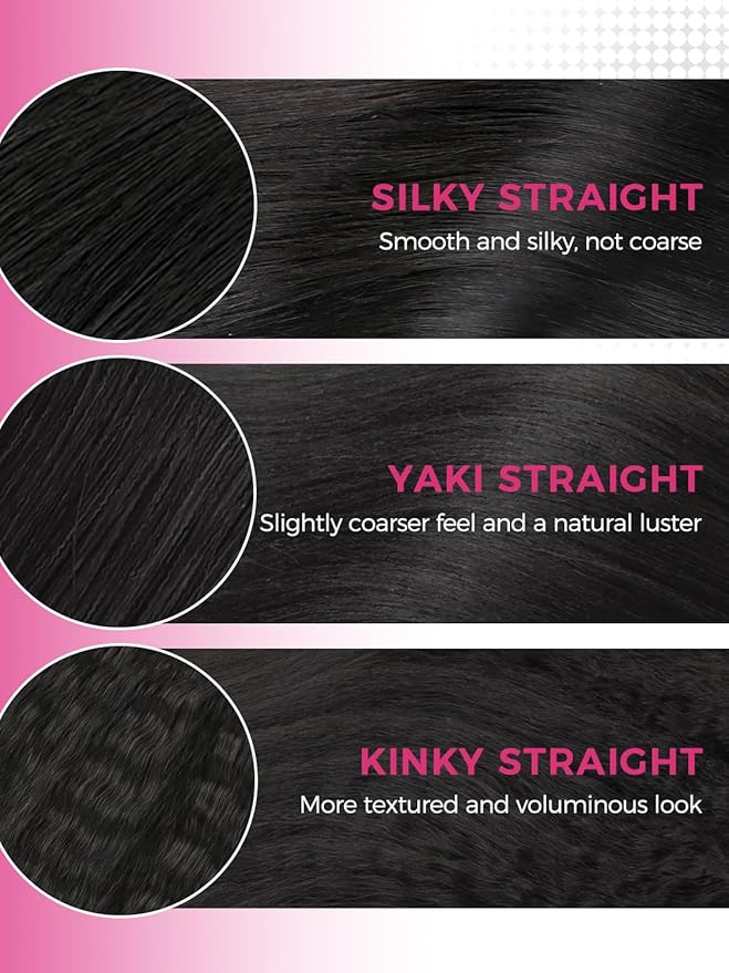 Lashey Invisi Edge & Seamless Clip in Hair Extensions Human Hair, 16 Inch 110g 7pcs(5pcs Invisi Edge& 2pcs Seamless) Real Virgin Human Hair Extensions, Natural Black Yaki Straight Hair